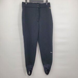 Snuggler Schoeller Stirrup Ski Pants Women Size 12R NWOT Made in Japan Black